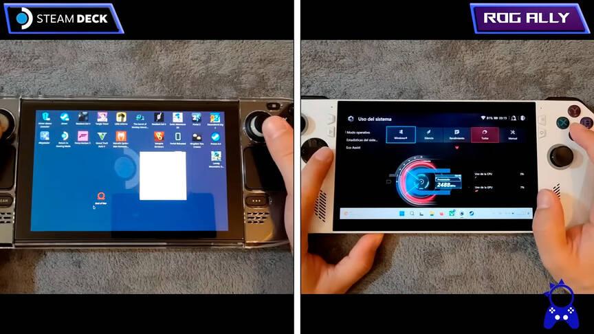 Comparativa de ASUS ROG Ally VS Steam Deck:¿cuál es mejor? - Vandal