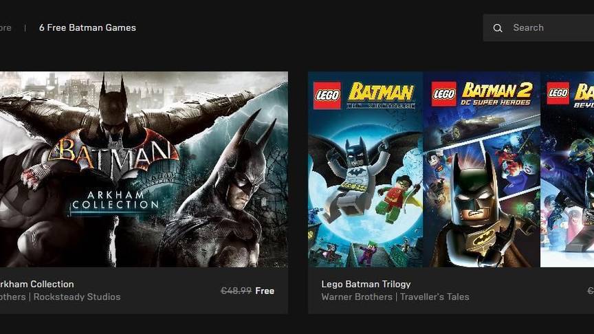 Epic Games Store regala la trilogía de Arkham y Batman este mes - Vandal