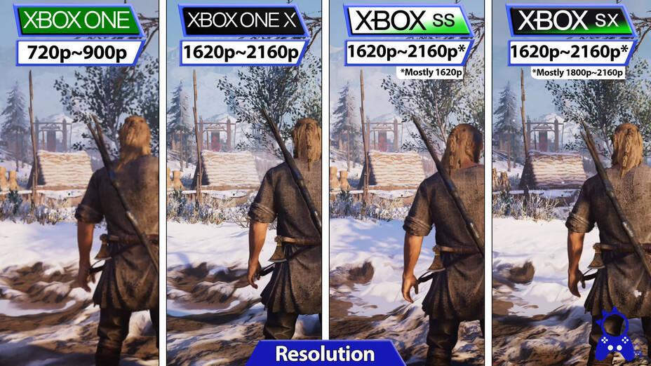 Assassin's Creed Valhalla Comparan las versiones de Xbox