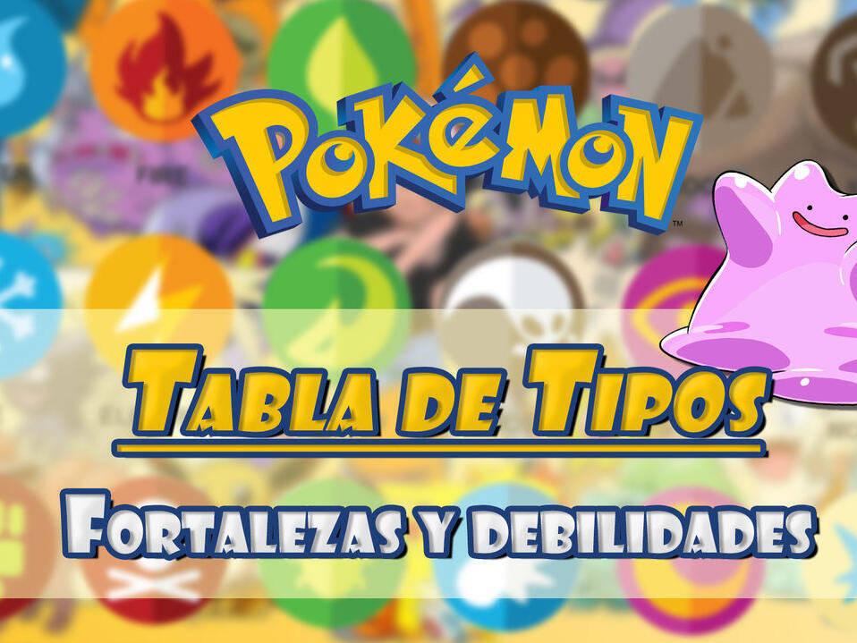 Debilidad de los Tipos Pokémon  •Pokémon• En Español Amino