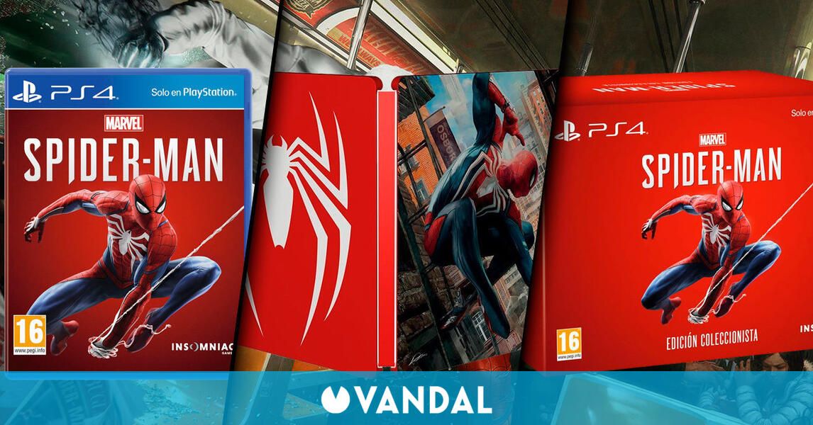 Estas son todas las ediciones y packs de Spider-Man para PS4 - Vandal