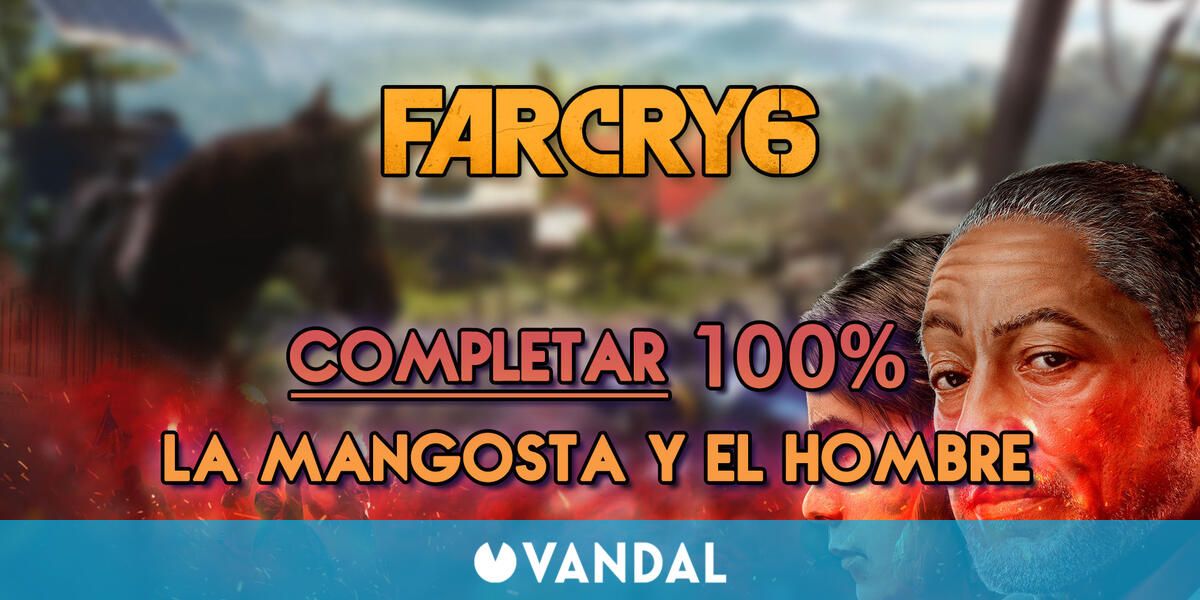 La mangosta y el hombre al 100 en Far Cry 6