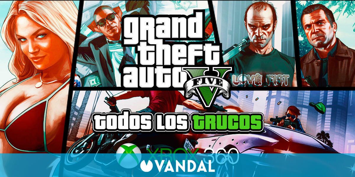 Trucos Grand Theft Auto V - Xbox TODAS claves que existen