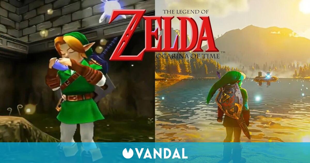 Así sería el remake de The Legend of Zelda Ocarina of Time en Unreal