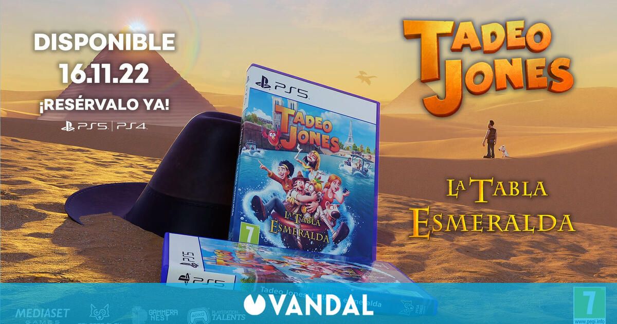 Tadeo Jones 3: La Tabla Esmeralda llegará el 16 de noviembre a PS5, PS4 ...