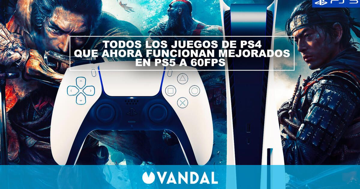 Todos los juegos de PS4 con mejoras en PS5 a 60fps