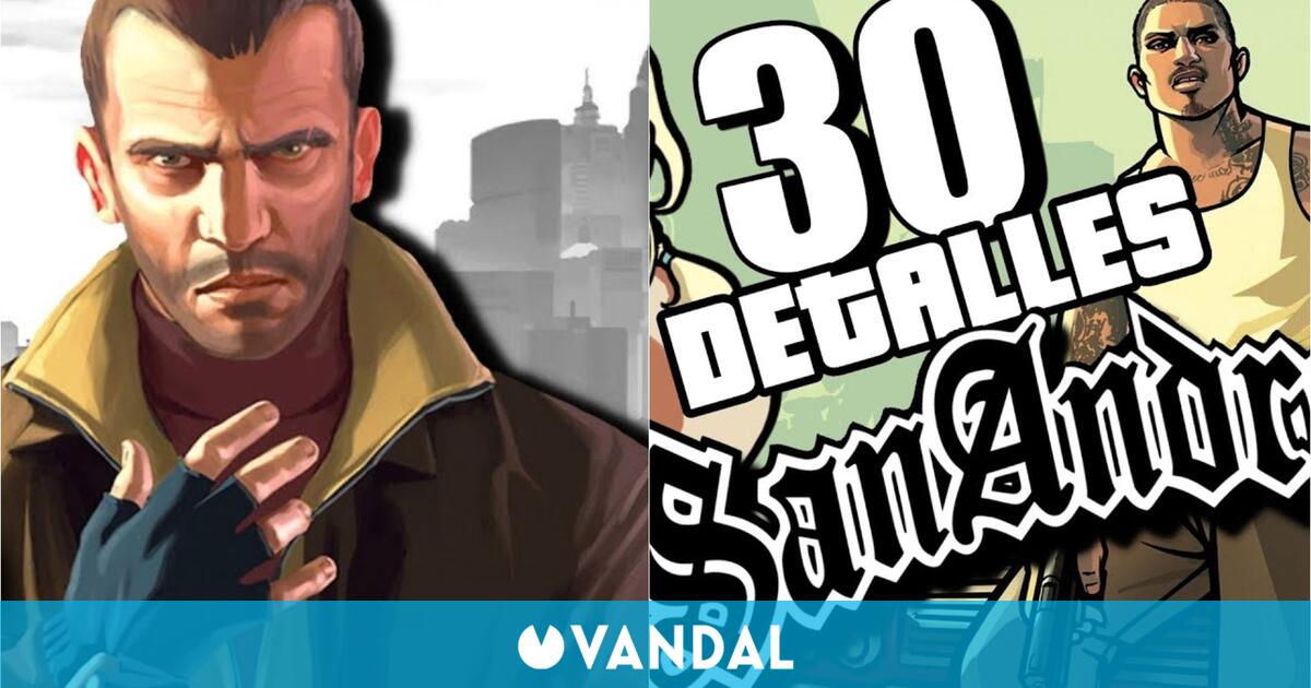 GTA 4 y GTA San Andreas Estos son sus 30 detalles alucinantes Vandal