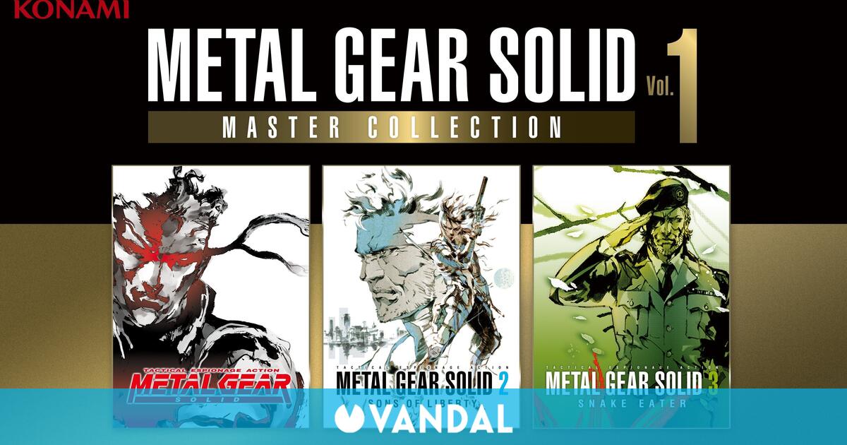Metal Gear Solid Master Collection Vol 1 Videojuego Ps5 Pc Switch Y Xbox Series Xs Vandal