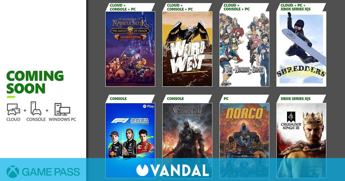 Novedades Xbox Game Pass: Weird West, F1 2021, Norco, Crusaders Kings 3 y más