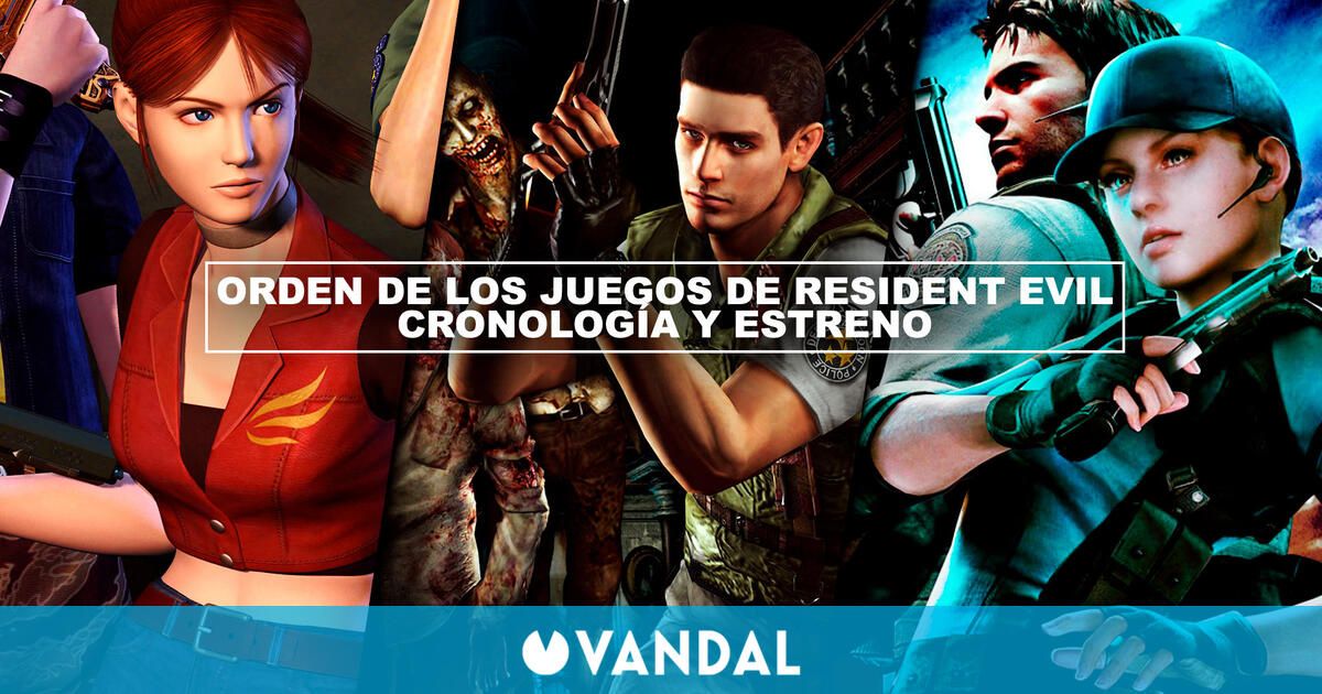 Queja Enseñando Valiente Orden de los juegos de Resident Evil - Cronología y estreno