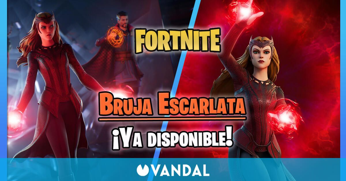 Bruja Escarlata por fin llega a Fortnite: Precios y detalles de Wanda Maximoff