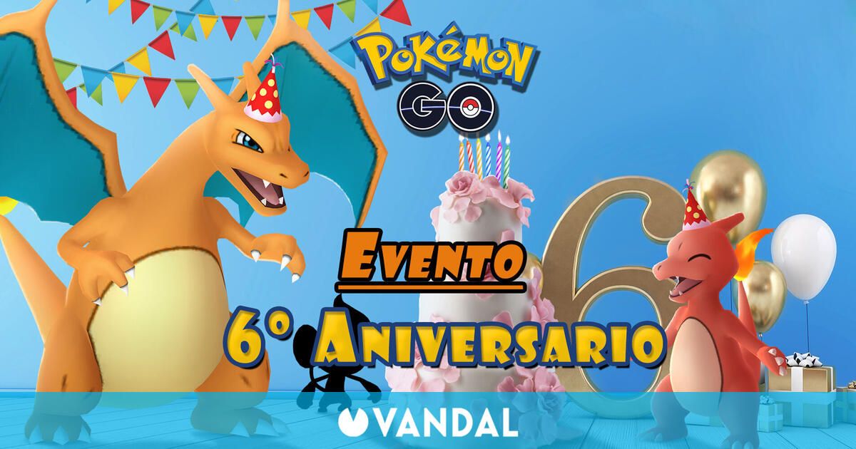 Pokémon GO celebrará su 6º aniversario con un evento especial: Fechas y detalles