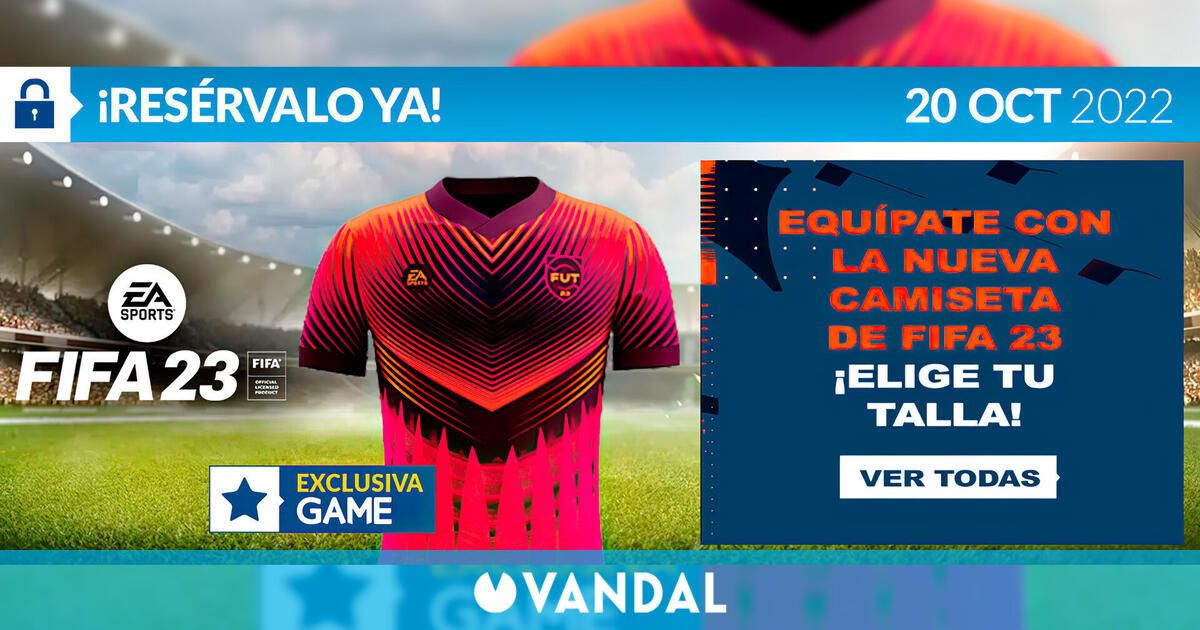 Consigue la camiseta oficial de FIFA 23 exclusiva en GAME y reserva el nuevo juego