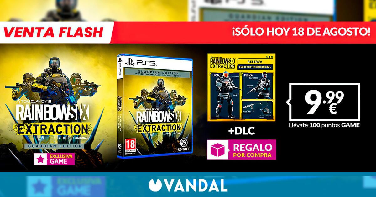 Consigue Rainbow Six Extraction Guardian Edition en GAME por sólo 9,99 euros