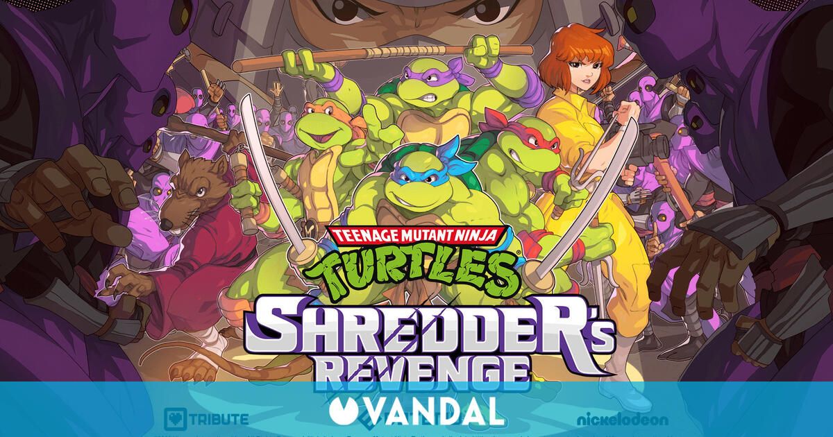 TMNT Shredder's Revenge confirma versiones PS4 y Xbox One, y presenta