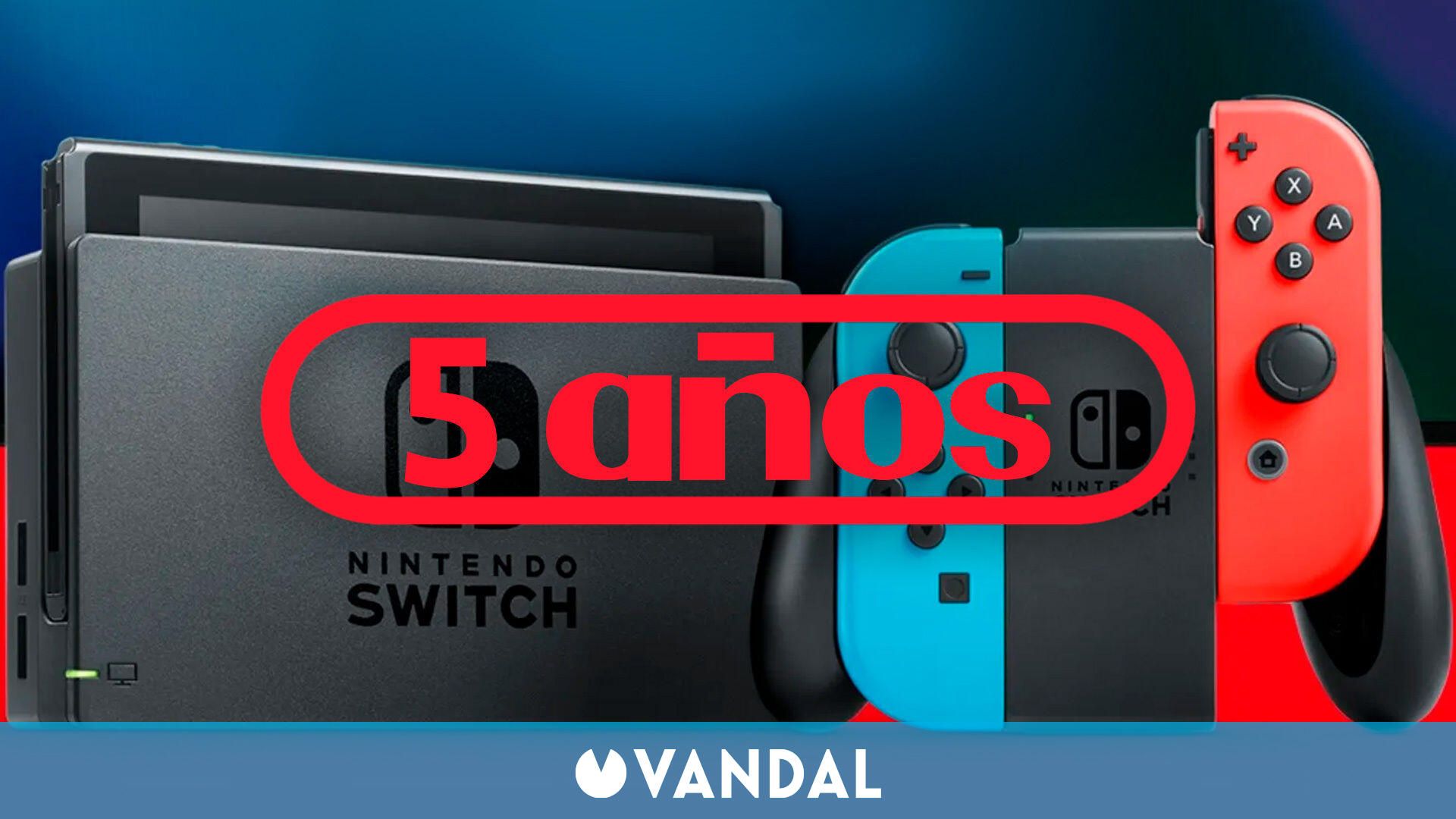 Nintendo Switch cumple 5 su lanzamiento - Vandal