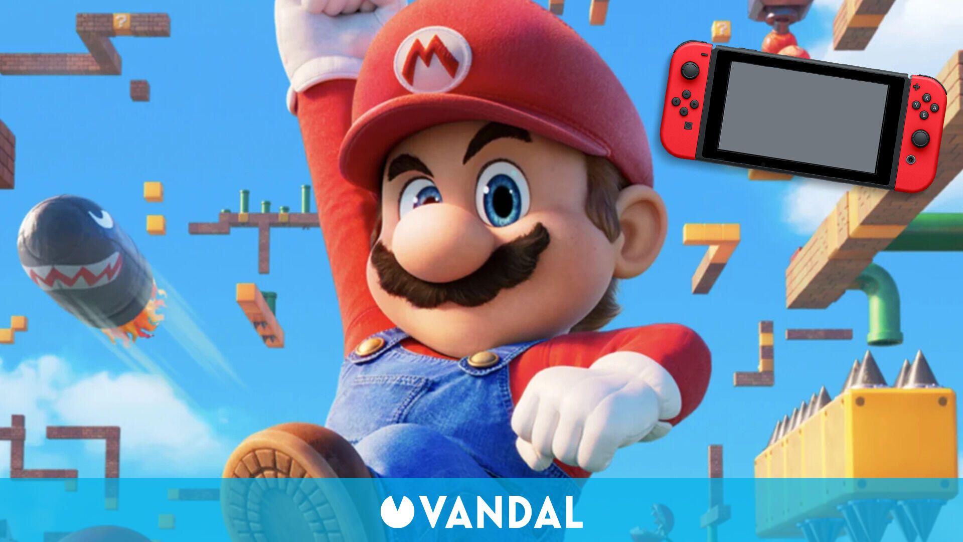 They filter the image of the new Switch bundle with the theme of Super Mario Bros.