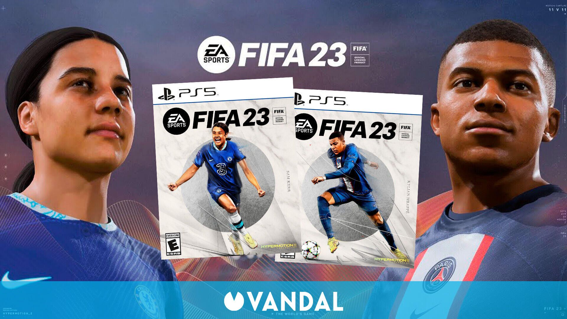 FIFA 23 presenta las portadas de sus ediciones estándar con Kylian Mbappé y  Sam Kerr - Vandal