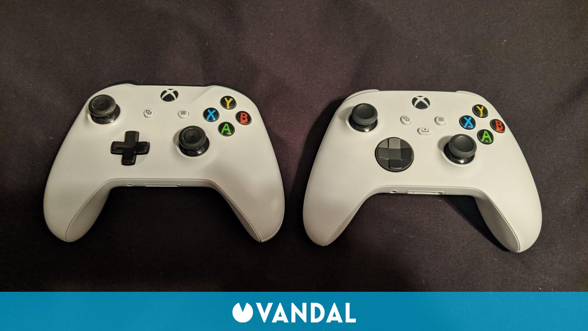 Así el mando de Xbox Series X con el de Xbox One - Vandal