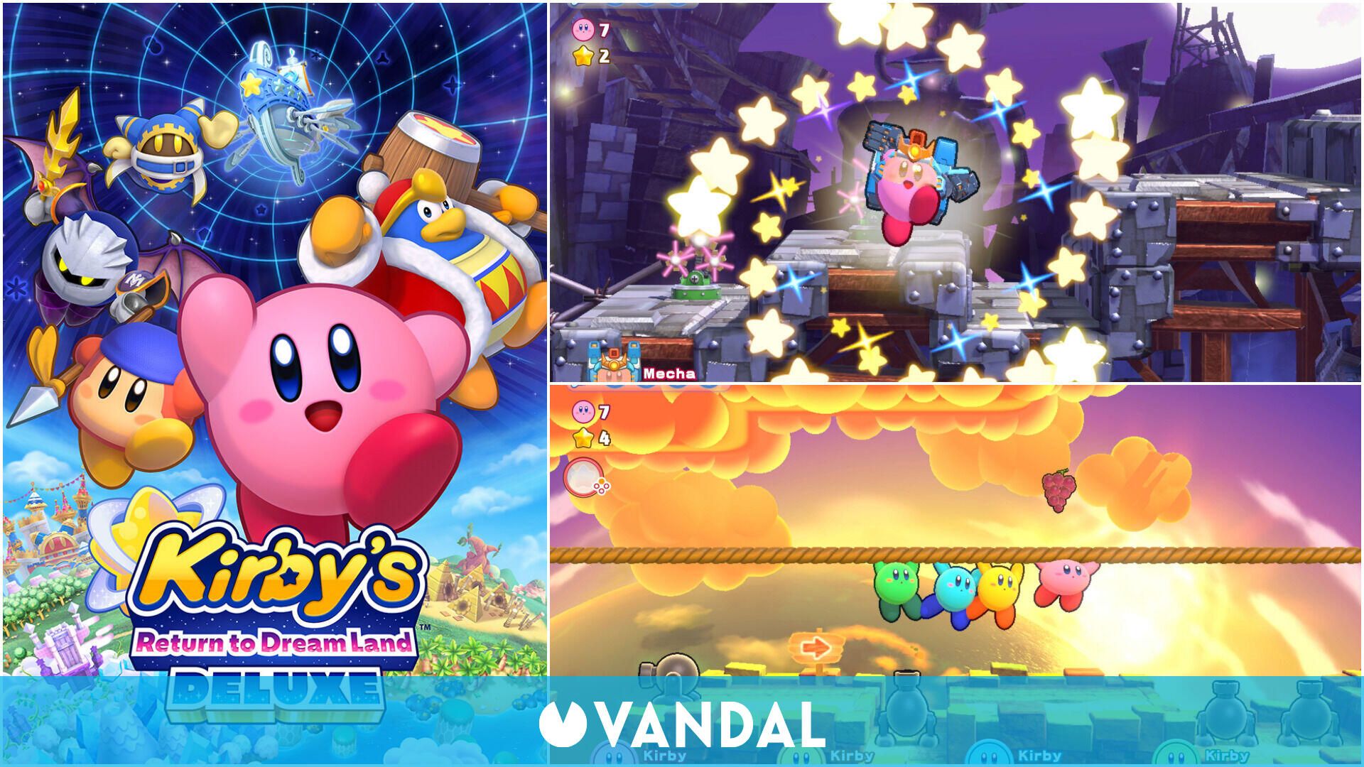 Kirby's Return to Dream Land Deluxe: La aventura de Kirby vuelve ampliada a  Switch - Vandal