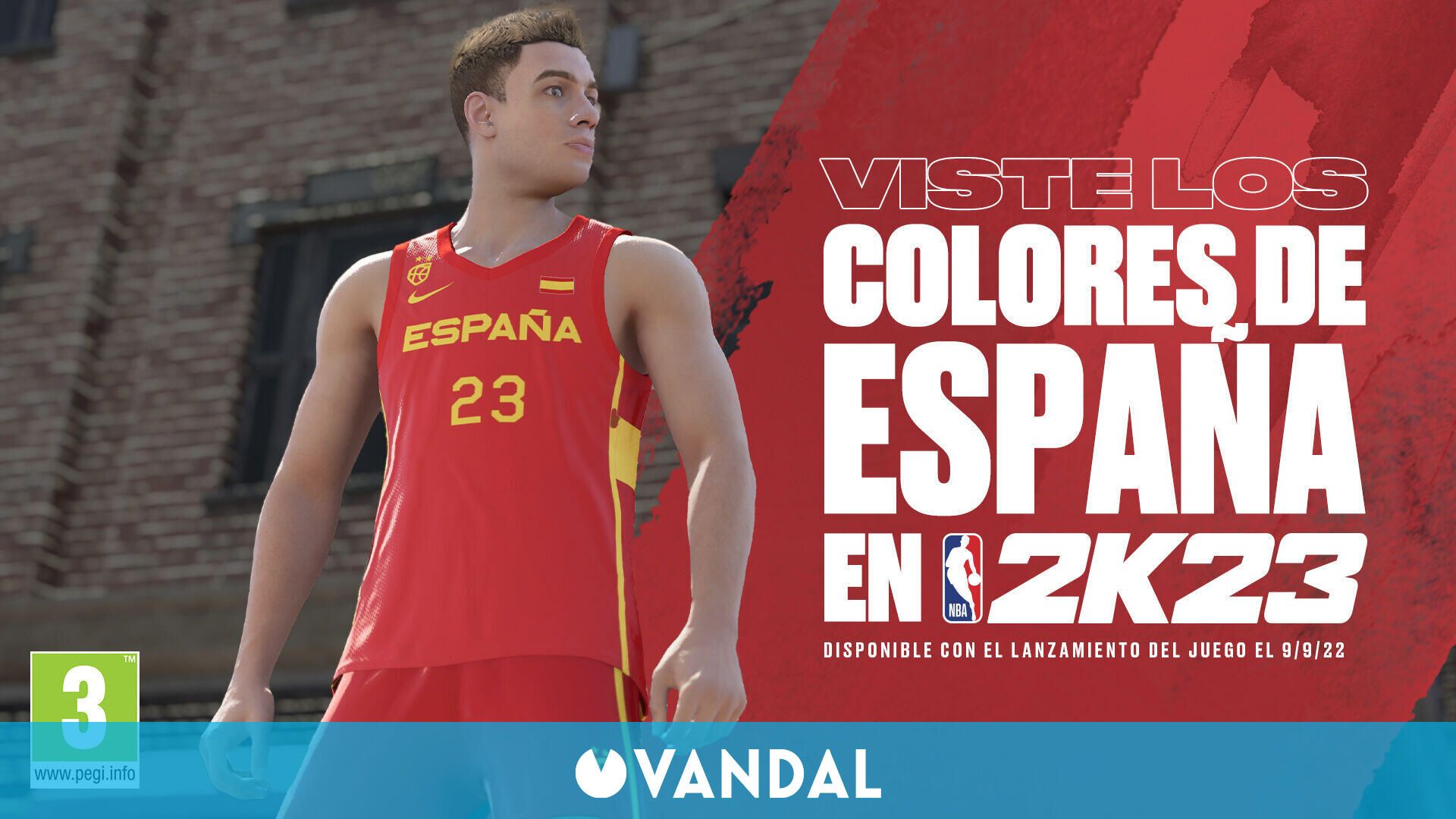 La camiseta de la Selección Española de Baloncesto estará en NBA 2K23 -  Vandal
