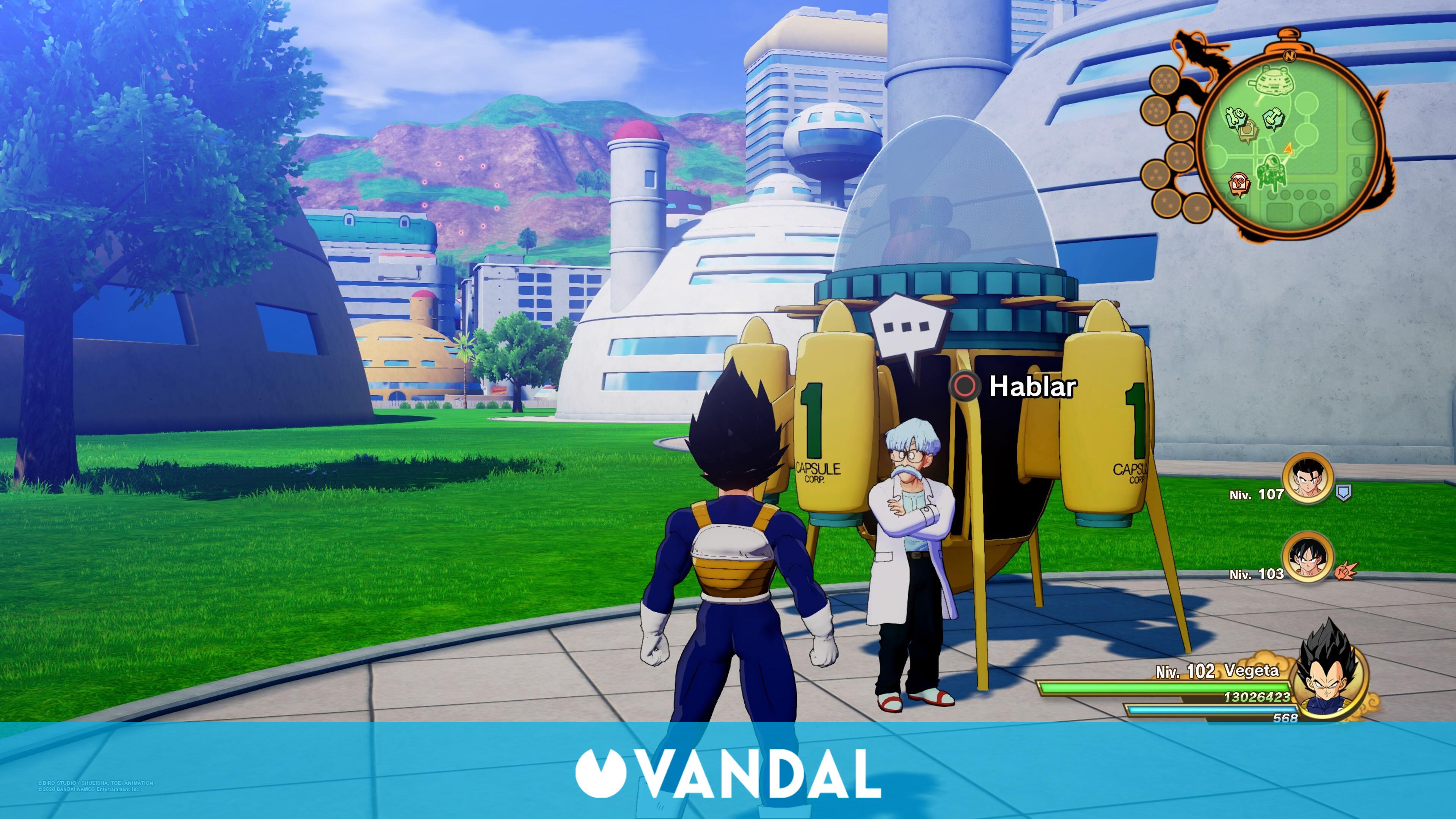 micro trimestre tapa Dragon Ball Z: Kakarot se actualiza y activa por fin la máquina del tiempo  - Vandal