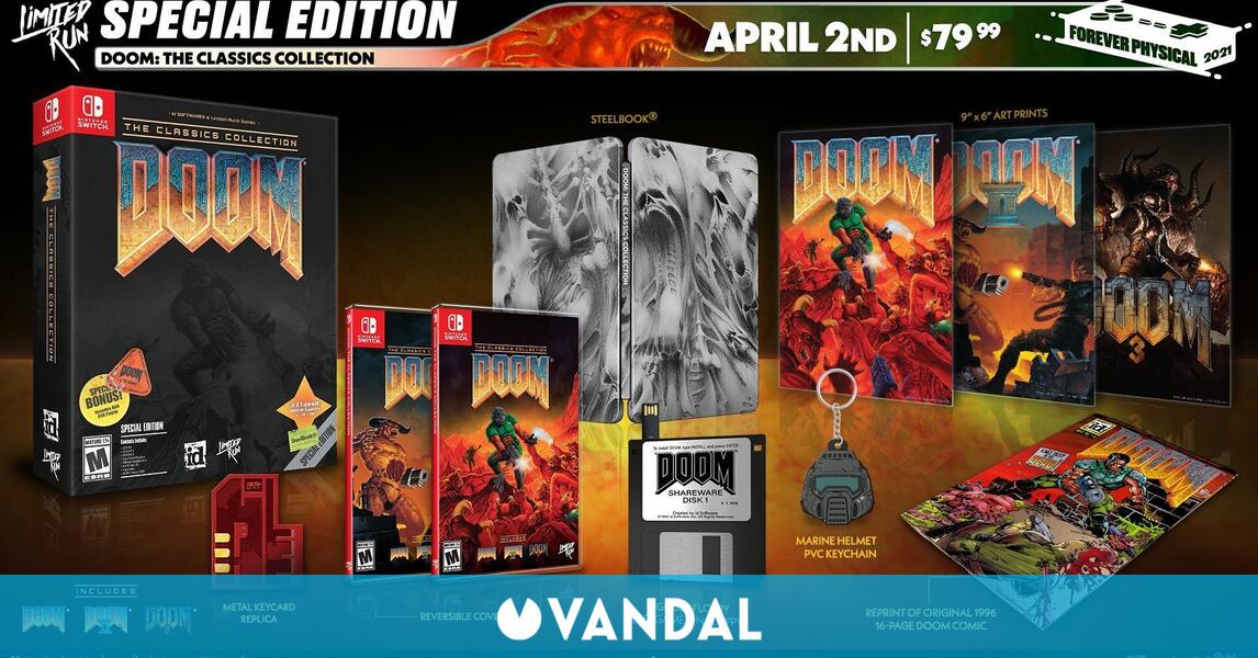 DOOM The Classics Collection Collector's Edition hotsell for Nintendo Switch