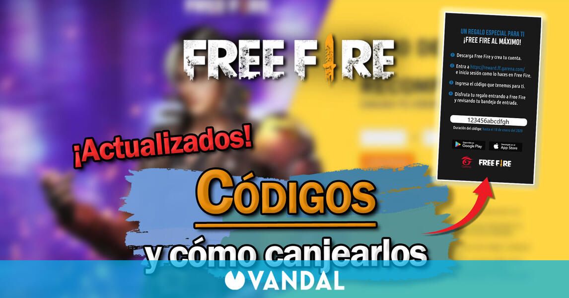 Free Fire  Códigos de hoy domingo 5 de noviembre de 2023