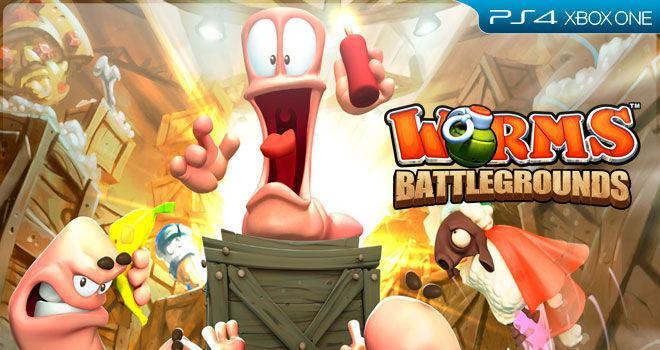 Worms Battlegrounds - Esse Jogo é muito Engraçado - PS4 