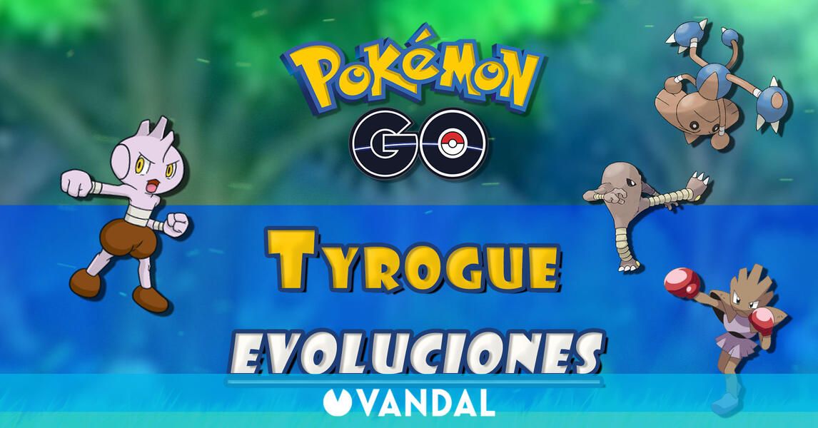 Como evoluir Tyrogue para Hitmonchan, Hitmonlee e Hitmontop em