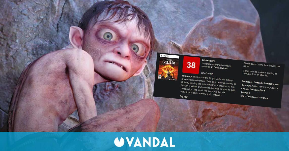 The Lord of the Rings: Gollum ya es el peor juego calificado de 2023;  Mediocre y una experiencia sin sentido entre las reseñas de Metacritic