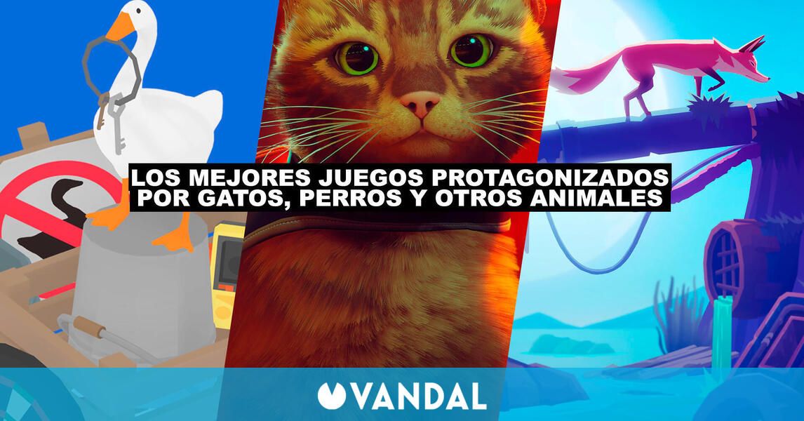 Los mejores juegos protagonizados por gatos perros y otros animales