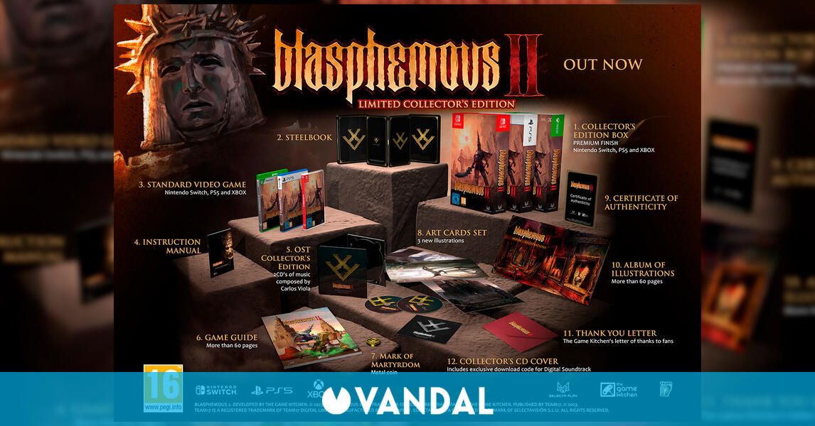 Blasphemous 2 estrena su edición limitada para coleccionistas, ya