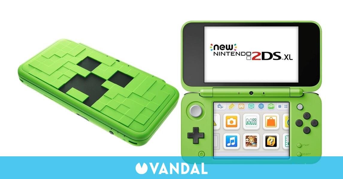 La New Nintendo 2ds Xl De Minecraft Estara Disponible En Europa Vandal