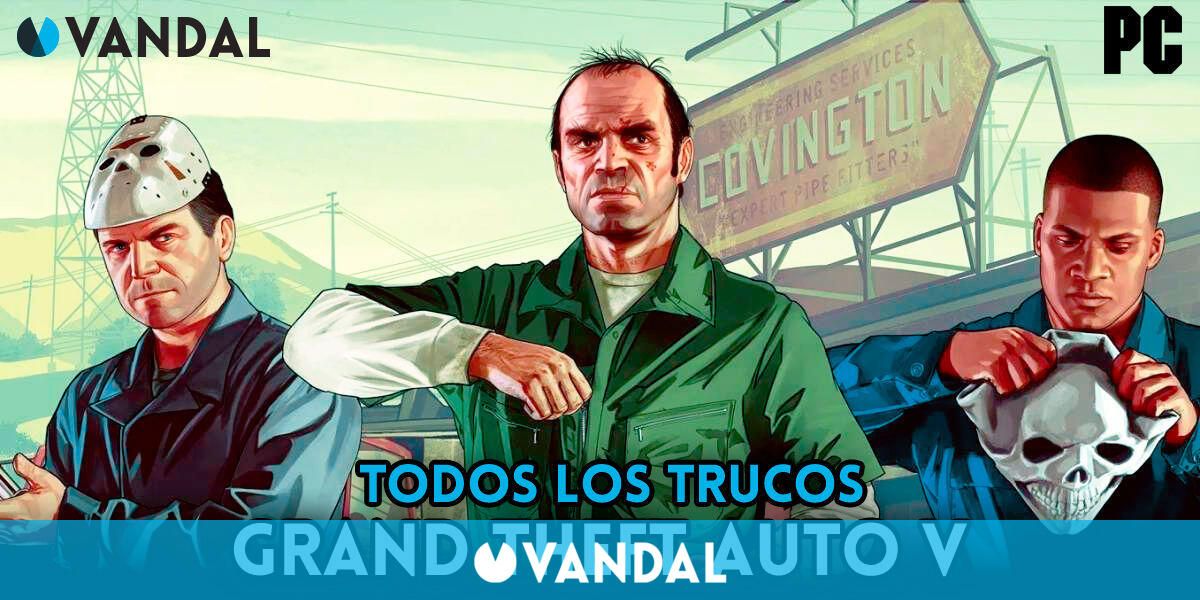 Todos os códigos de GTA 5 para PC