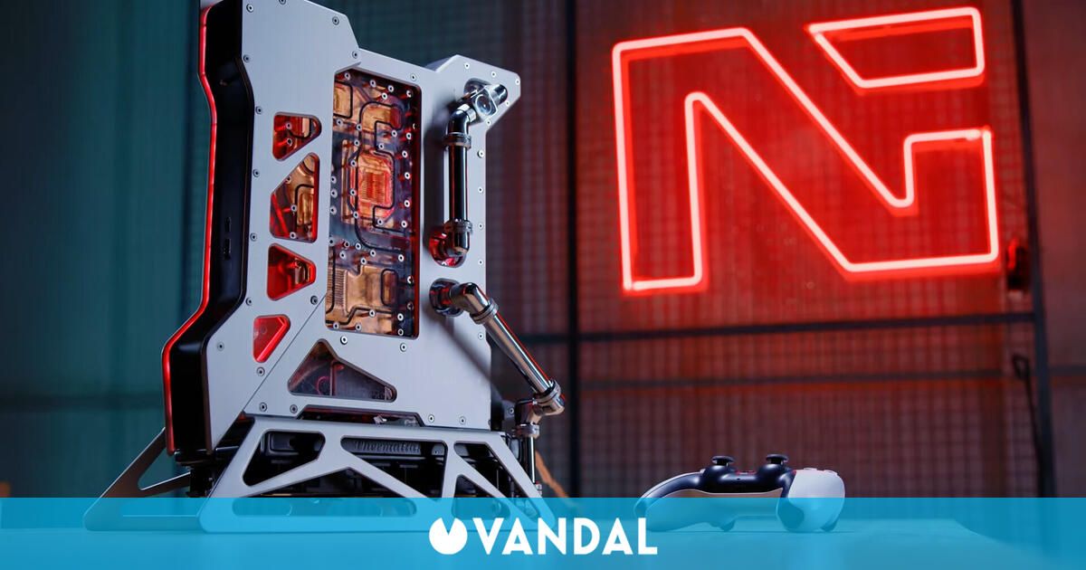 Crean el modelo de PS5 definitivo: Nuevo aspecto futurista y un sistema de refrigeración líquida personalizado