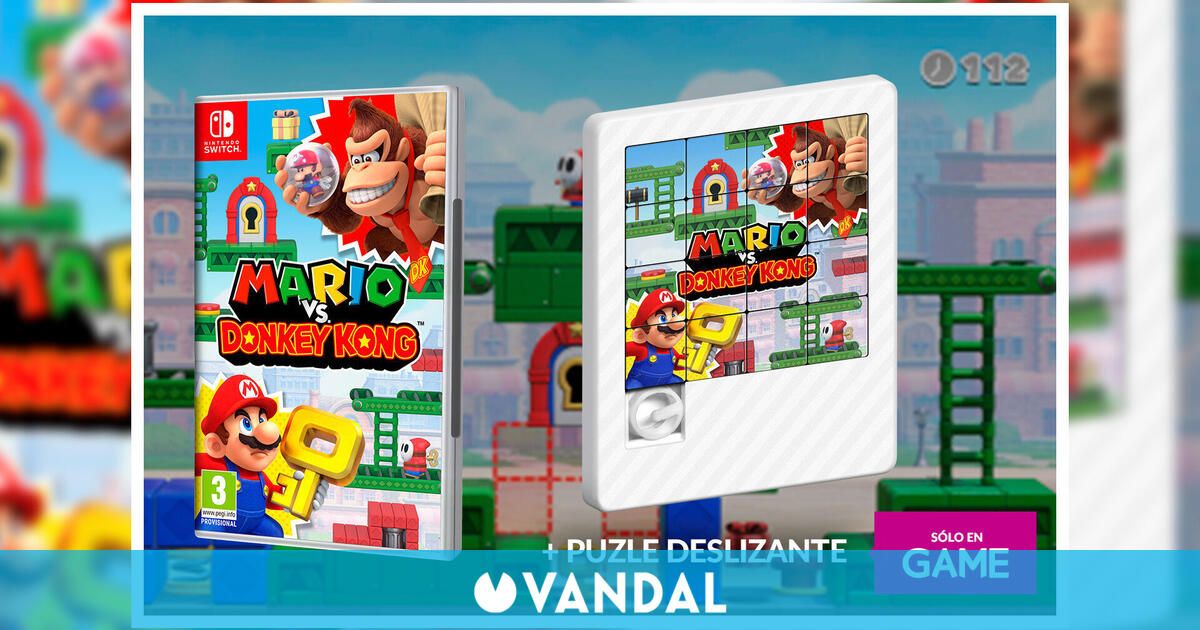 Reserva Mario vs. Donkey Kong en GAME y llévate un puzle deslizante exclusivo de regalo