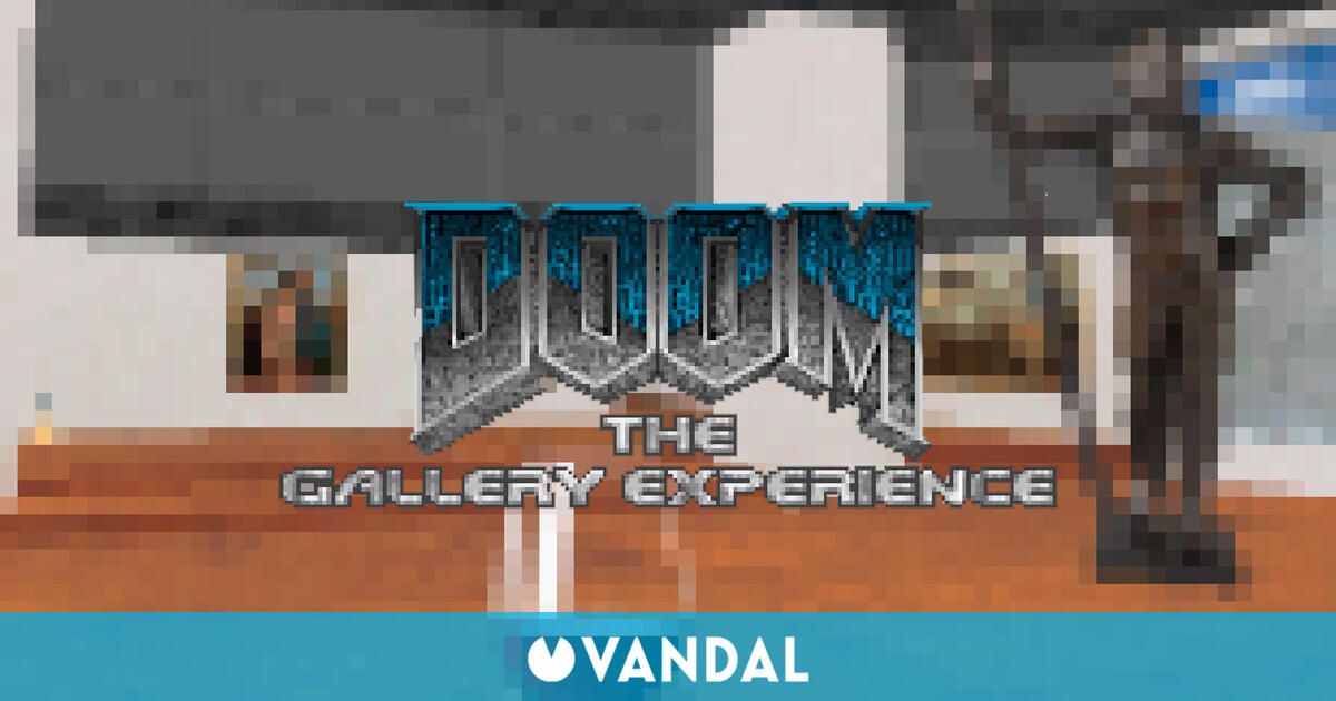 Convierten a DOOM en la experiencia cultural definitiva: ver cuadros en un museo equipados con una copa de vino