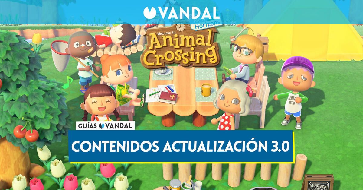 Actualización 3.0 de Animal Crossing New Horizons: Todas las novedades ...