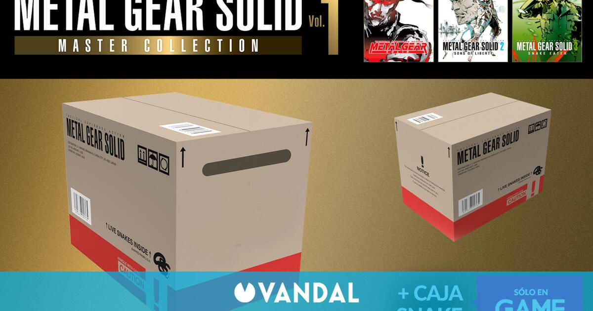 Ordina la prima parte di Metal Gear Solid: Master Collection Vol.  1 in anticipo e ricevi in ​​regalo la scatola dei serpenti