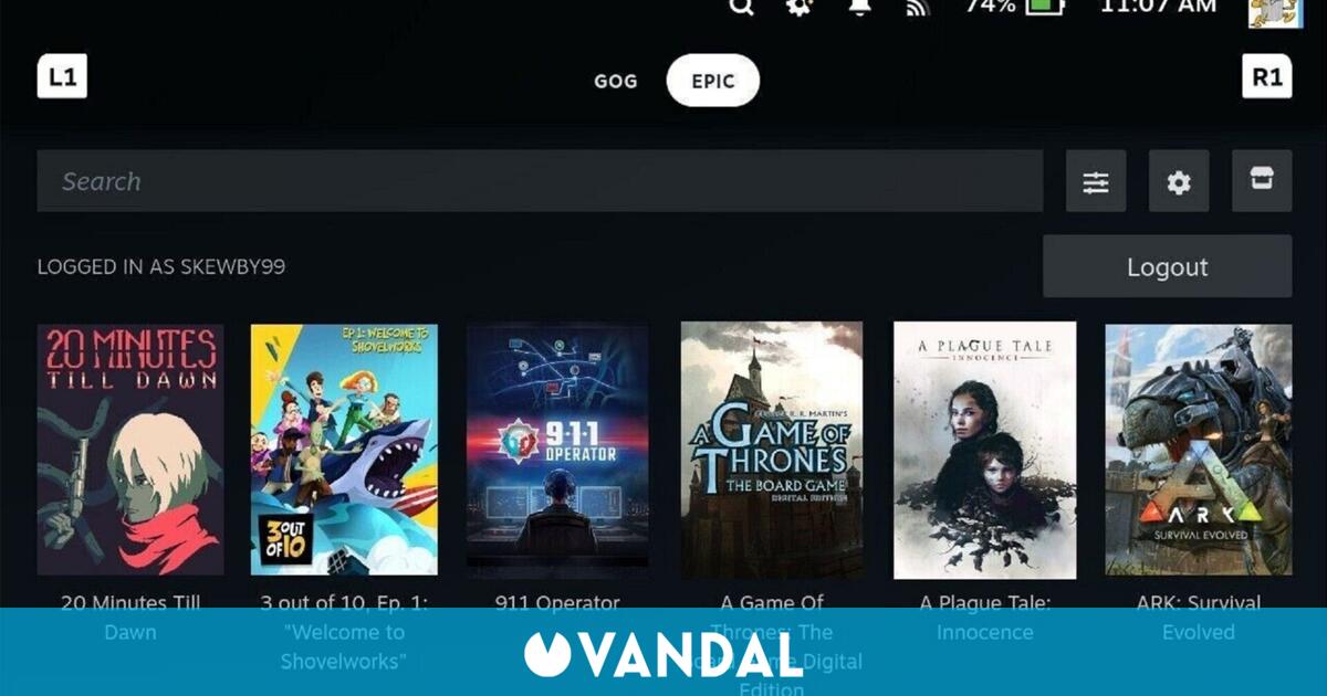 Valve elimina de Steam una app para Steam Deck que permitía instalar juegos de otras tiendas