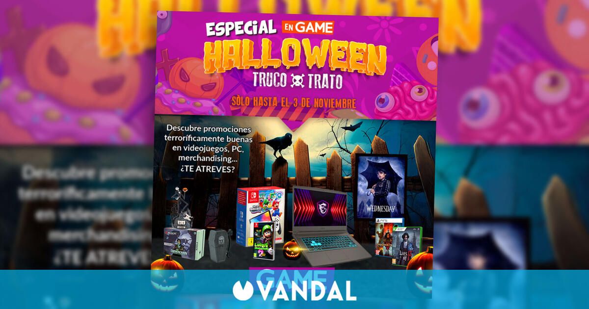 Llegan las ofertas del Especial de Halloween de GAME con videojuegos, packs de consolas, PC Gaming y mucho más