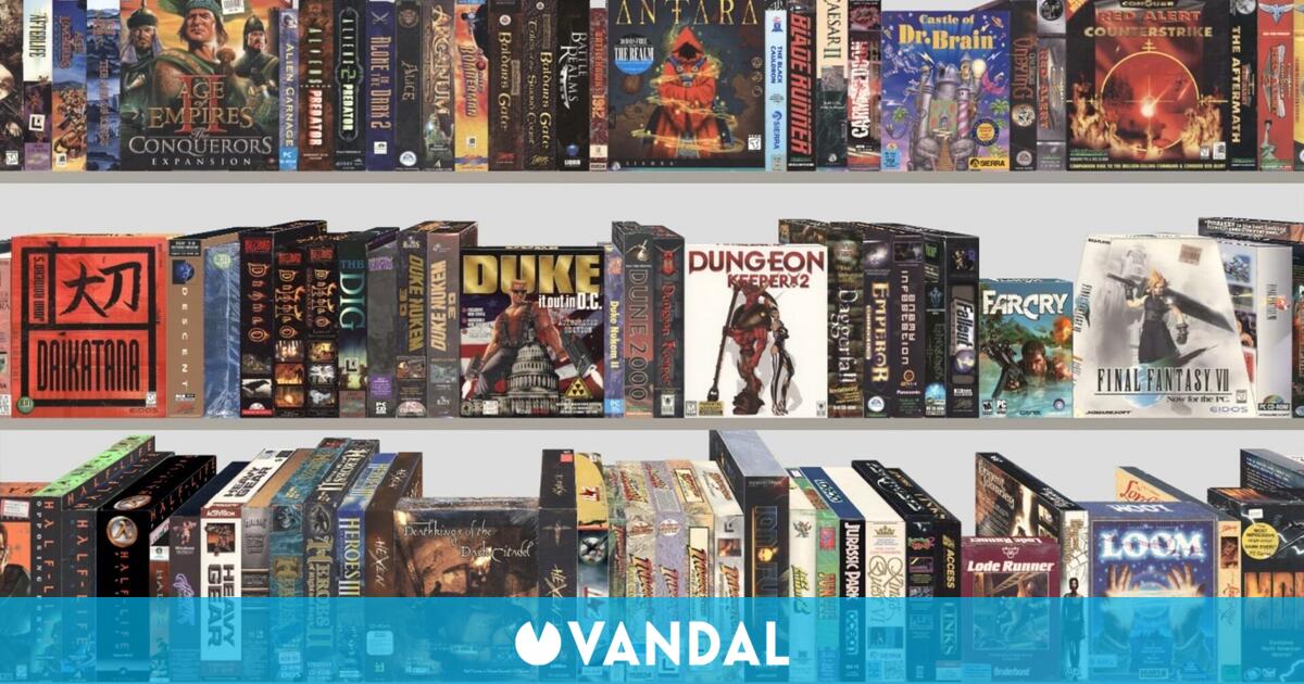 Un homenaje al videojuego clásico: Esta web te permite ver y manipular en 3D cajas de juegos retro de PC