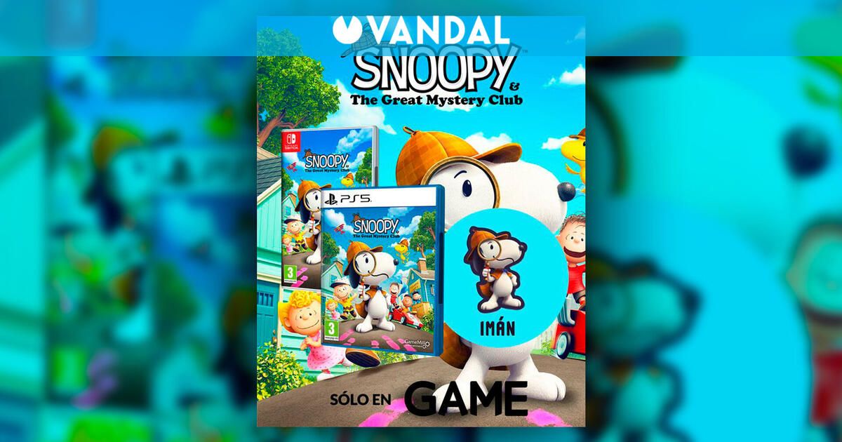 Hazte con Detective Snoopy en GAME, ya a la venta, y llévate un imán exclusivo de regalo
