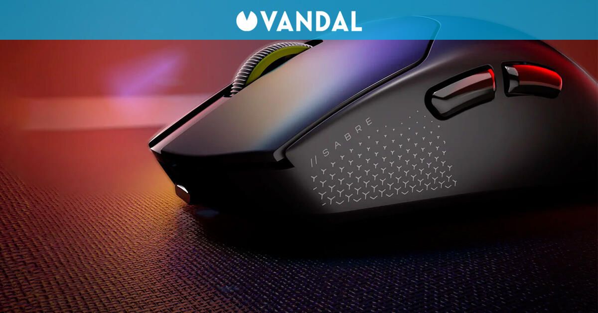 Análisis ratón Sabre V2 Pro: El ratón ultraligero, robusto y altamente preciso de Corsair