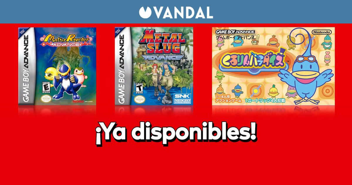 Tres nuevos clásicos de Game Boy Advance llegan a Nintendo Switch Online, incluido un juego inédito en Occidente