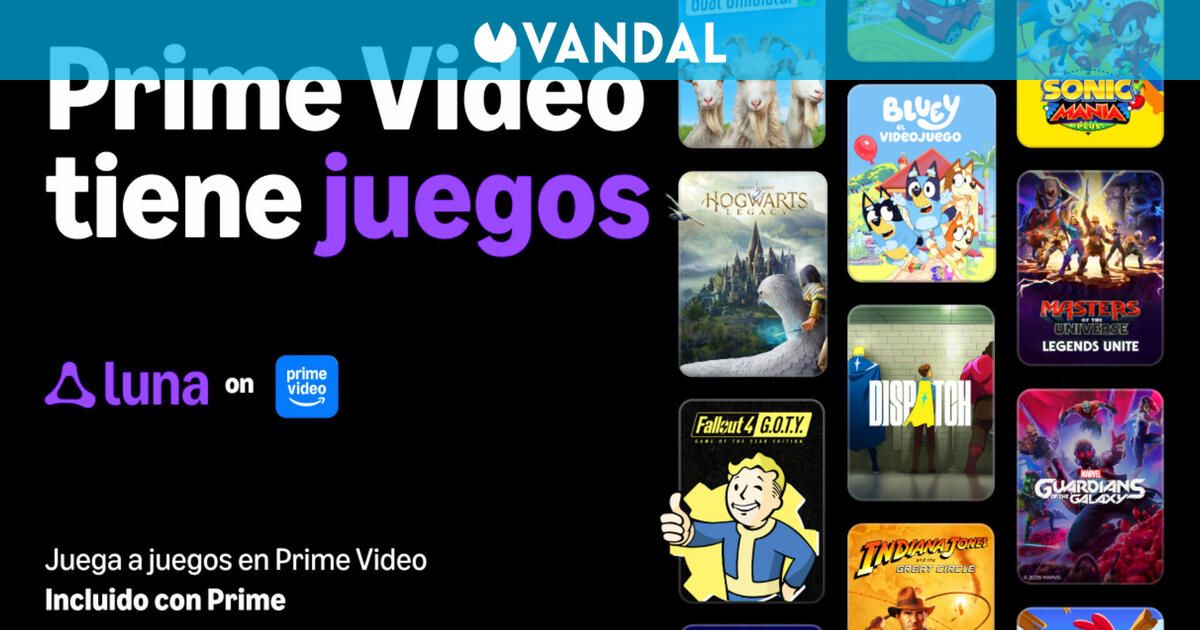 Amazon Luna llega a Prime Video en España: ya puedes jugar desde tu televisor sin consola ni pagar más