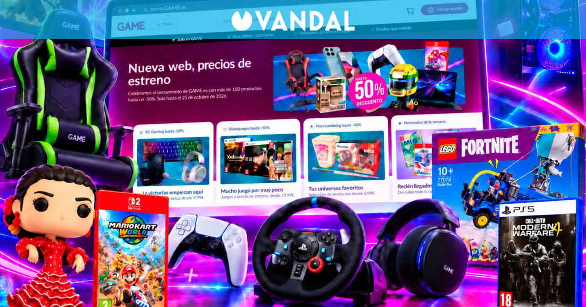 GAME estrena nueva web y lo celebra con más de 100 ofertas de hasta el 50 % de descuento