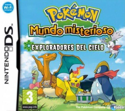 Pokémon Mundo Misterioso: Exploradores del cielo - Videojuego (NDS y Wii U)  - Vandal