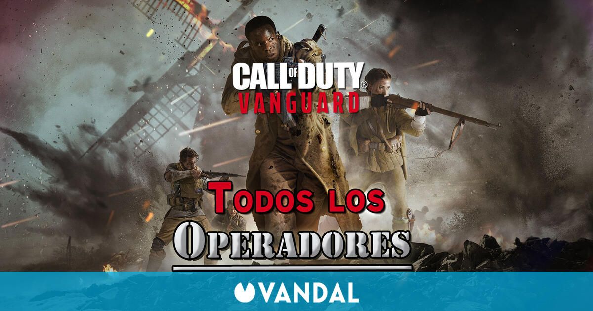 Call of Duty: Vanguard - lista de operadores e armas favoritas